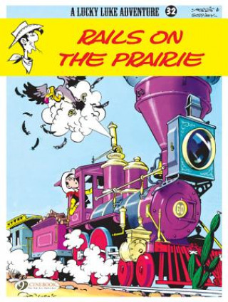 Książka Lucky Luke 32 - Rails on the Prairie René Goscinny