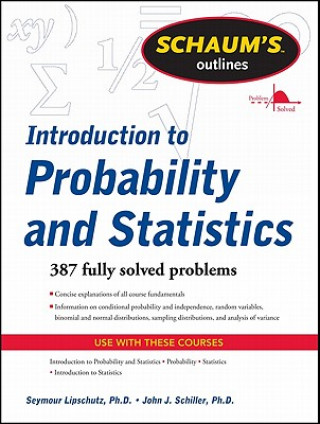 Kniha Schaum's Outline of Introduction to Probability and Statistics Seymour Lipschutz