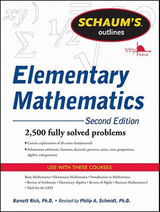 Könyv Schaum's Outline of Review of Elementary Mathematics Philip Schmidt