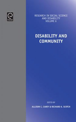 Knjiga Disability and Community Richard Scotch