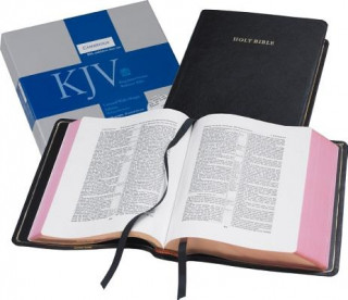 Carte KJV Concord Wide Margin Reference Bible, Black Edge-lined Goatskin Leather, KJ766:XME 