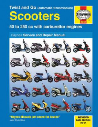 Книга Twist And Go (Automatic Transmission) Scooters Service And Repair Manual Phil Mather