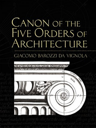Kniha Canon of the Five Orders of Architecture Giacomo Vignola