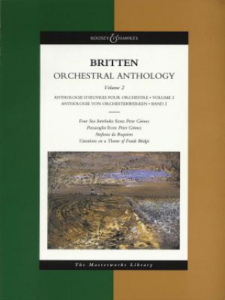 Książka Orchestral Anthology Benjamin Britten