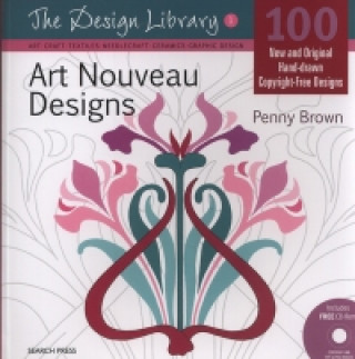 Könyv Design Library: Art Nouveau Designs (DL01) Penny Brown