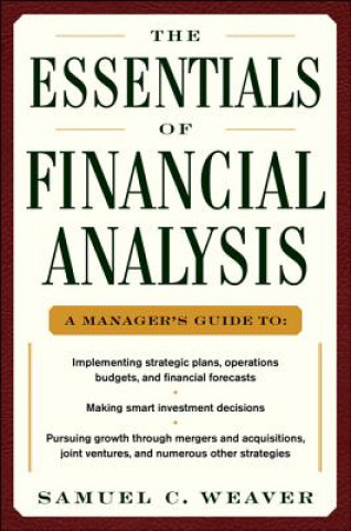 Kniha Essentials of Financial Analysis Samuel Weaver