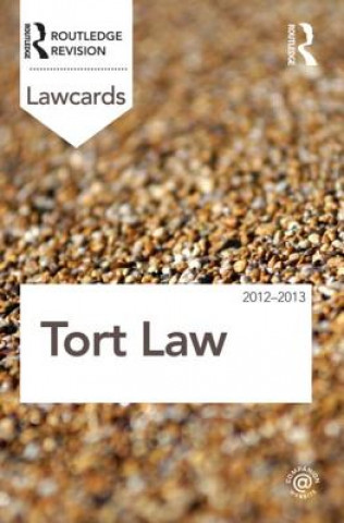 Книга Tort Lawcards 2012-2013 Routledge