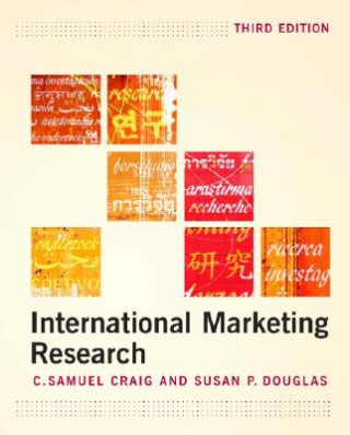 Livre International Marketing Research 3e Craig