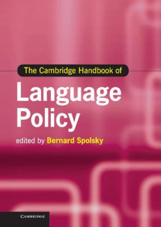 Książka Cambridge Handbook of Language Policy Bernard Spolsky