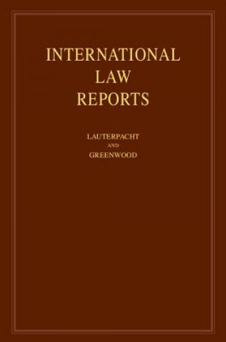 Carte International Law Reports Elihu Lauterpacht
