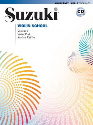 Kniha Suzuki Violin School 2 + CD (Revised) Shinichi Suzuki