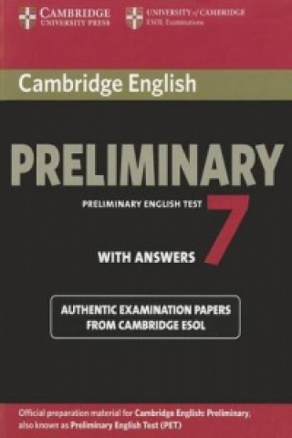Carte Cambridge English Preliminary 7 Student's Book with Answers Cambridge ESOL