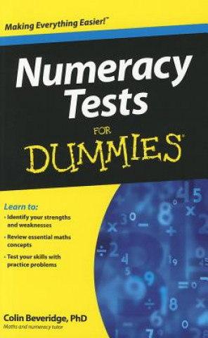 Kniha Numeracy Tests For Dummies Colin Beveridge