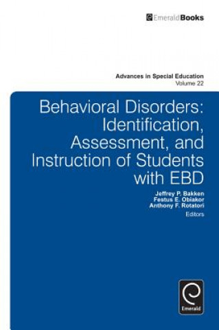 Knjiga Behavioral Disorders Jeffrey P Bakken