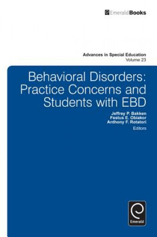 Knjiga Behavioral Disorders Jeffrey P Bakken
