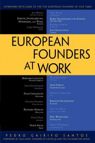 Kniha European Founders at Work Pedro Gairifo Santos