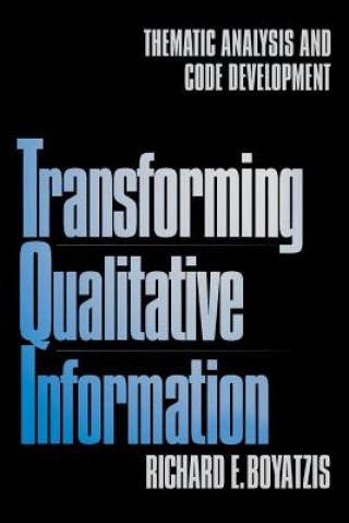 Knjiga Transforming Qualitative Information Richard E Boyatzis