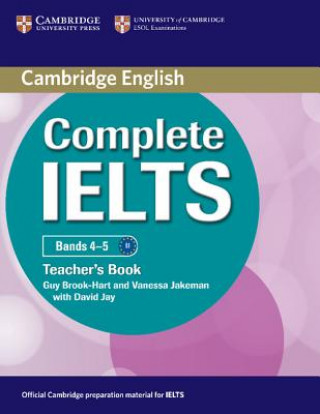 Kniha Complete IELTS Bands 4-5 Teacher's Book Guy Brook-Hart