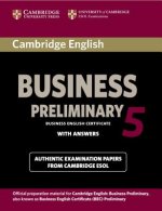 Könyv Cambridge English Business 5 Preliminary Student's Book with Answers Cambridge ESOL
