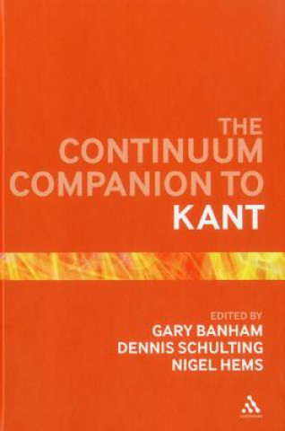 Book Continuum Companion to Kant Gary Banham