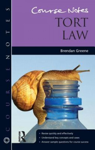 Könyv Course Notes: Tort Law Brendan Greene