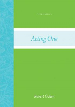 Book Acting One Robert Cohen