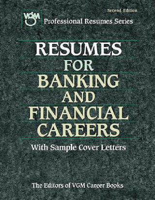 Könyv Resumes for Banking and Financial Careers Vgm Career Books