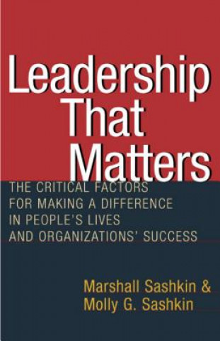 Livre Leadership That Matters Marshall Sashkin