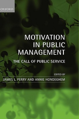 Kniha Motivation in Public Management James L. Perry
