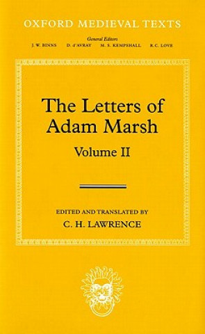 Knjiga Letters of Adam Marsh Lawrence Hugh