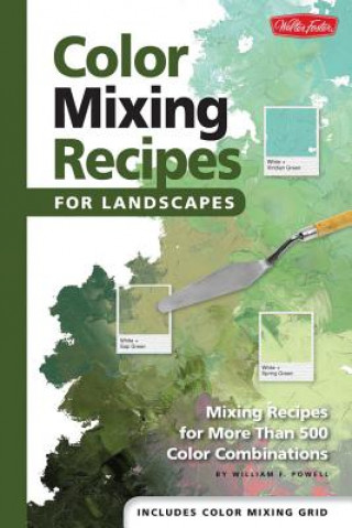 Książka Color Mixing Recipes for Landscapes William Powell