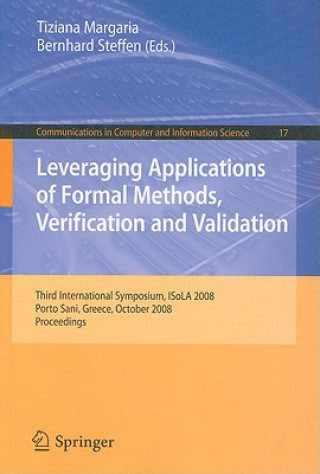Kniha Leveraging Applications of Formal Methods, Verification and Validation Tiziana Margaria