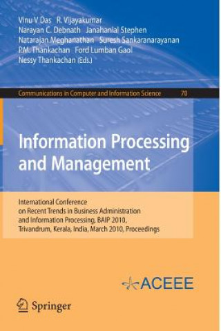 Könyv Information Processing and Management Vinu V Das