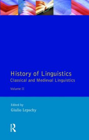 Könyv History of Linguistics Volume II Giulio Lepschy