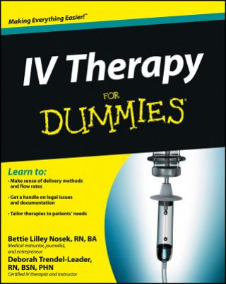 Kniha IV Therapy For Dummies Eric Ross