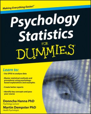 Könyv Psychology Statistics For Dummies Donncha Hanna