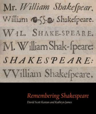 Book Remembering Shakespeare David Scott Kastan