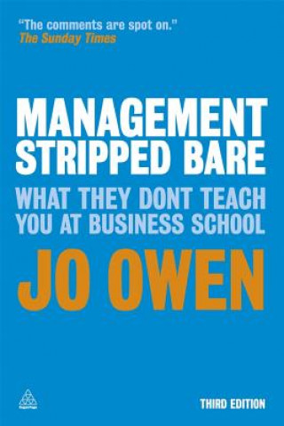 Könyv Management Stripped Bare Jo Owen