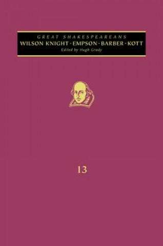 Könyv Empson, Wilson Knight, Barber, Kott Hugh Grady