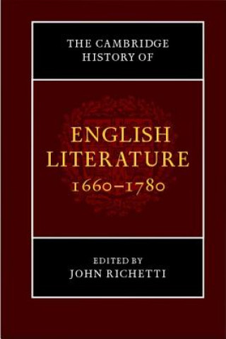 Kniha Cambridge History of English Literature, 1660-1780 John Richetti