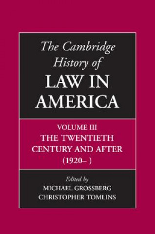 Könyv Cambridge History of Law in America Michael Grossberg