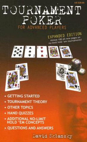 Kniha Tournament Poker David Sklansky