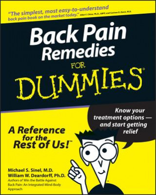 Kniha Back Pain Remedies For Dummies Sinel