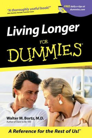 Livre Living Longer For Dummies Walter Bortz