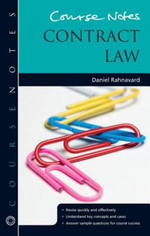 Book Course Notes: Contract Law Daniel Rahnavard