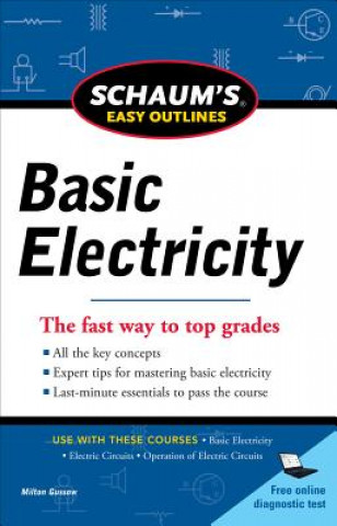 Carte Schaums Easy Outline of Basic Electricity Revised Milton Gussow