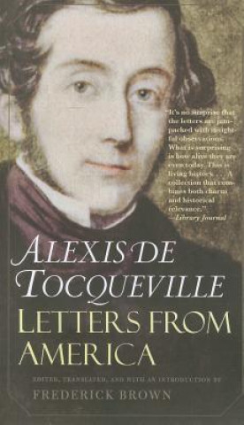 Carte Letters from America Alexis de Tocquevill