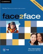 Книга face2face Pre-intermediate Workbook with Key Nicholas Tims