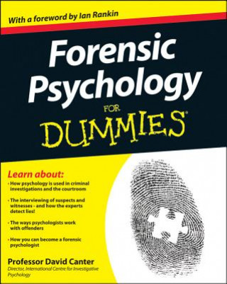 Kniha Forensic Psychology For Dummies David D Canter