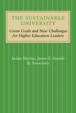 Kniha Sustainable University James Martin